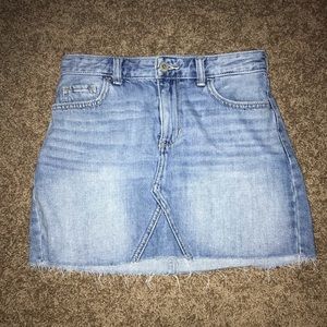 Hollister jean skirt
